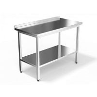 WORK TABLE WITH BACKSPLASH HURAKAN HKN-RWT-111/1007