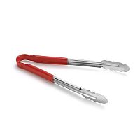 Щипцы универсальные 30,5 см, нерж.сталь, ручка с виниловым покрытием (цвет красный) 3712R