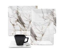 Тарелка мелкая квадратная GOLDEN STONE 26,5X26,5CM Oxford 092134, GA02-2471