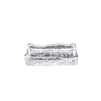 Блюдо стеклянное «Лед» прозрачное 75мл 17х7см h4см, Frost XGLAS-180