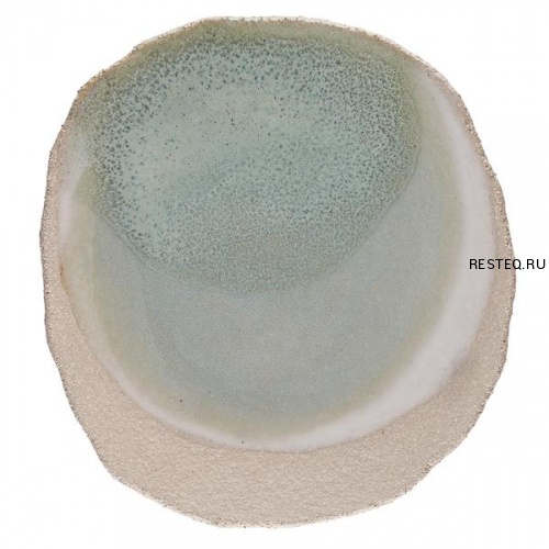Тарелка мелкая 23х21см, керамика, цвет VERT, Wabi 963484