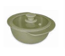 Кастрюля керамическая с крышкой D23.5см/1,3л EUCALIPTO, 129235,  BM03-4510